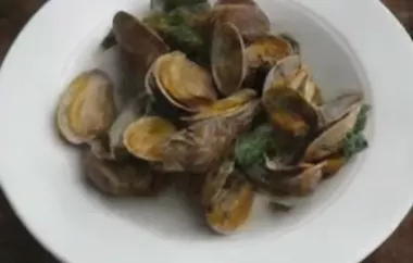 Spicy and Flavorful Clams with Chili Paste and Basil