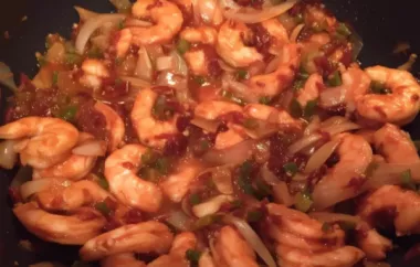 Spicy and flavorful shrimp dish inspired by Mexican cuisine.