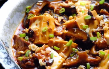 Spicy and flavorful Vegan Mapo Tofu