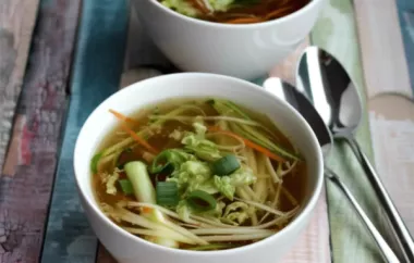 Spicy and Flavorful Vegetable Tom Yum Soup Recipe