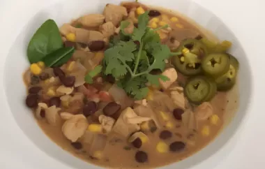 Spicy and hearty American Chicken Chili recipe