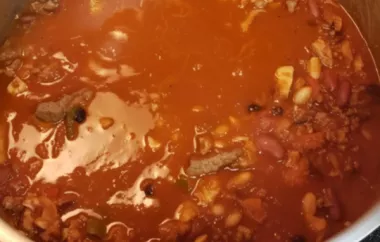 Spicy and Meaty Five-Meat Habanero Chili Recipe