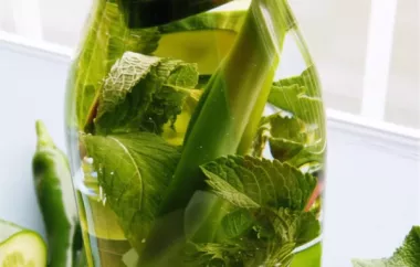 Spicy and Refreshing Hot Green Water Recipe