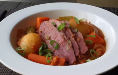 Spicy and Savory Kimchi Corned Beef