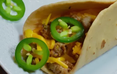 Spicy and Savory Southwestern Breakfast Tacos