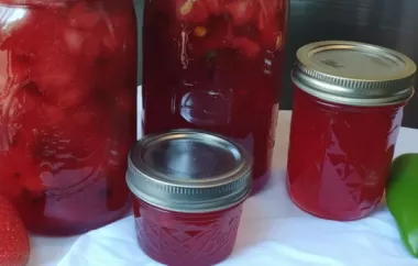 Spicy and Sweet: Jalapeno-Strawberry Jam Recipe