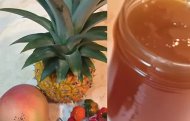 Spicy and Sweet Pineapple Mango Habanero Jam