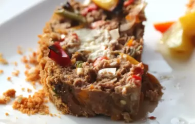 Spicy and Tangy Habanero and Goat Cheese Meatloaf