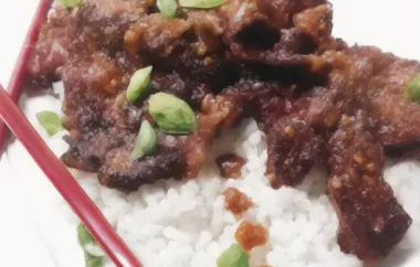 Spicy Beef Bulgogi - A Flavorful Korean Dish