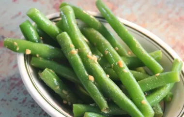 Spicy Chinese Mustard Green Beans Recipe