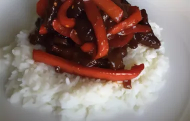 Spicy Crispy Beef - A Flavorful and Crunchy Delight