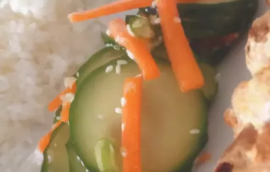 Spicy Korean Cucumber Salad Recipe