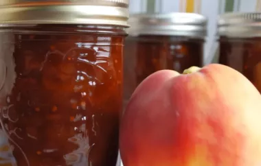 Spicy Peach Chutney for a Sweet and Savory Flavor Explosion