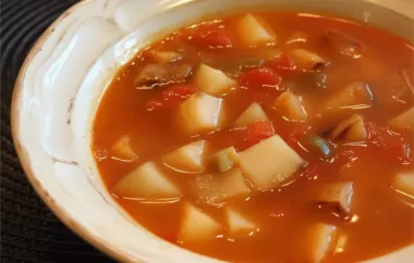 Spicy Potato Soup Recipe