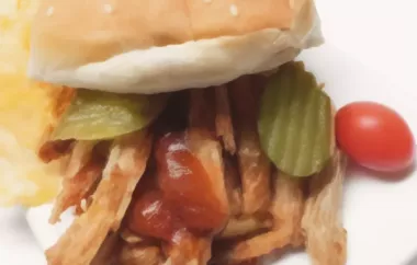 Spicy Pulled Pork Pushover