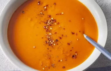 Spicy Red Bell Pepper Soup