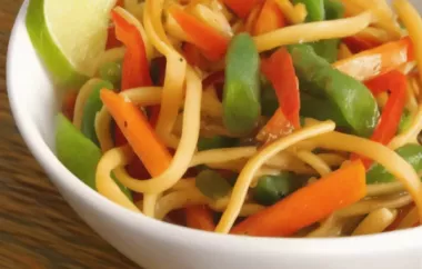 Spicy Sesame Noodle Salad