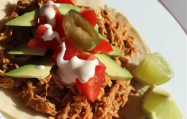 Spicy Shredded Chicken Tinga