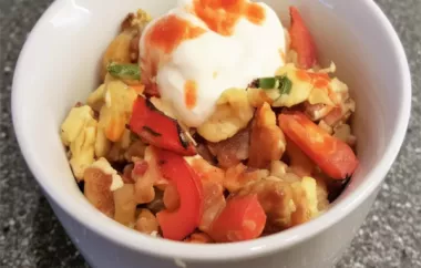 Spicy Skillet Breakfast Scramble: A Fiery and Flavorful Morning Meal