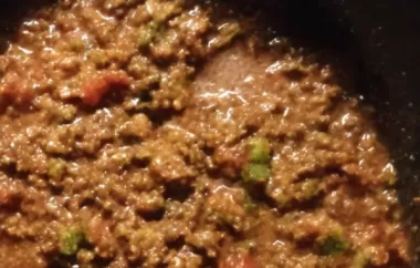 Spicy Slow-Cooked Beanless Chili