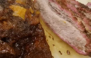 Spicy Smoked Beef Brisket