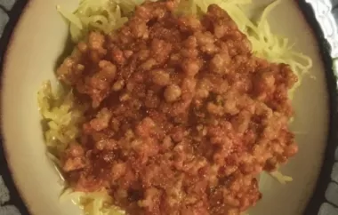 Spicy Spaghetti Squash