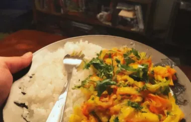 Spicy Vegan Mango and Tofu Stir Fry