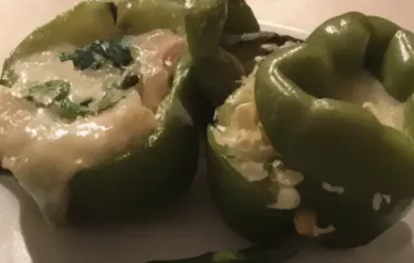 Spicy Vegetarian Stuffed Peppers