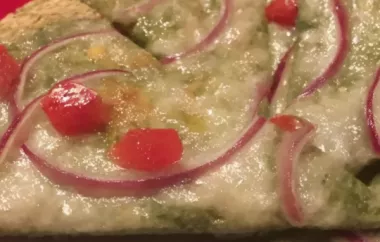 Spinach and Artichoke Tortilla Pizza