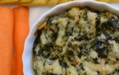 Spinach-Artichoke Dip with Water Chestnuts