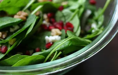 Spinach-Pomegranate Salad