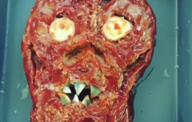 Spook up your Halloween dinner with this terrifyingly delicious Zombie Meatloaf!