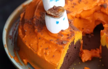 Spooky and delicious Halloween Buttermilk Bundt Cake