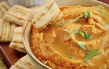 Spooky and Delicious: Healthy Halloween Roasted Red Pepper Hummus Recipe