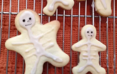 Spooky and Fun Halloween Skeleton Cookies Recipe