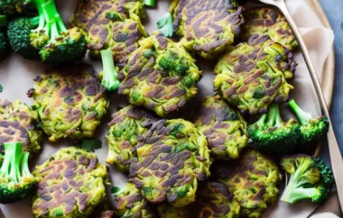Stacey's Fabulous Broccoli Fritters