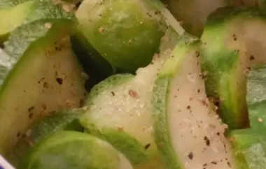 Steamed Zucchini