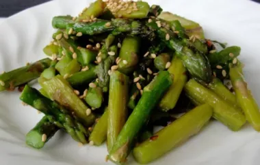 Stir-Fried Sesame Asparagus