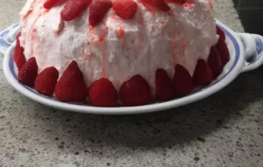 Strawberry Angel's Cake