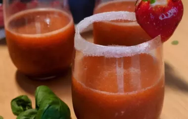 Strawberry Basil Margarita