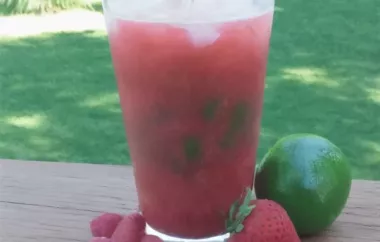 Strawberry-Raspberry Mojito