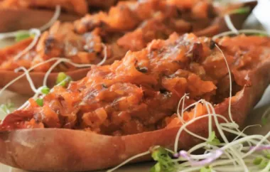 Stuffed Sweet Potato Skins