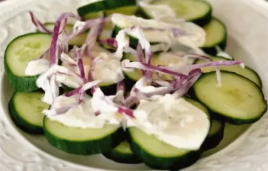 Summertime Cucumber Salad