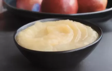 Super-Duper Applesauce: A Delicious Homemade Recipe