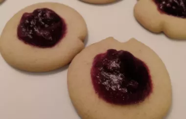 Swedish Hallongrottor Cookies (Raspberry Caves)