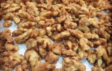 Sweet and Crunchy Candied Walnuts