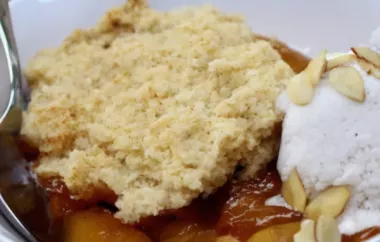 Sweet and Delicious Vegan Southern Peach Cobbler Recipe