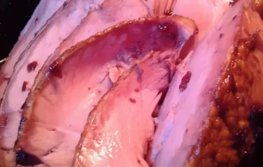 Sweet and savory Cherry Glazed Ham recipe