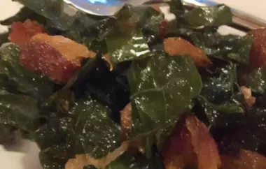 Sweet and Sour Greens