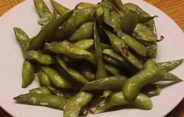 Sweet and Spicy Edamame